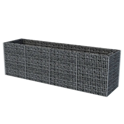 vidaXL Gabion Raised Bed Steel 141.7"x35.4"x39.4", 142553