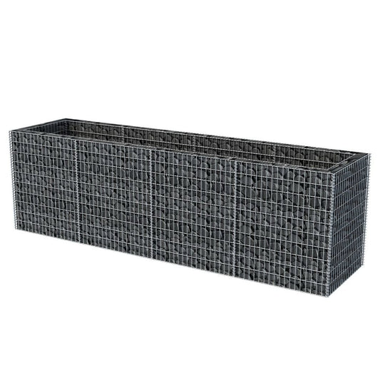vidaXL Gabion Raised Bed Steel 141.7"x35.4"x39.4", 142553