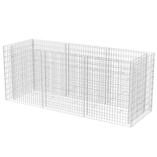 vidaXL Gabion Raised Bed Steel 106.3"x35.4"x39.4", 142554