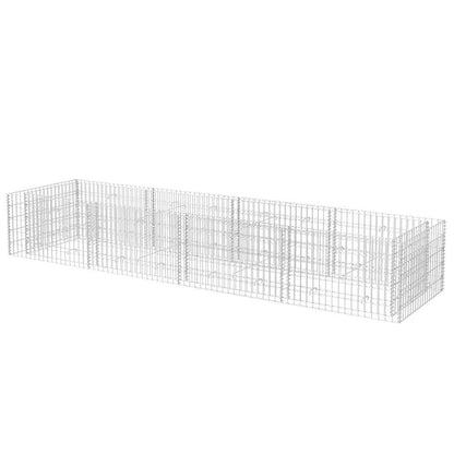 vidaXL Gabion Raised Bed Steel 141.7"x35.4"x19.7", 142555