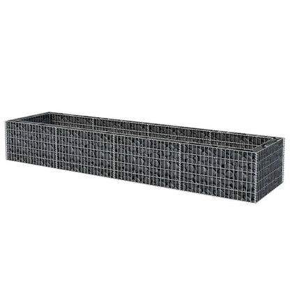 vidaXL Gabion Raised Bed Steel 141.7"x35.4"x19.7", 142555