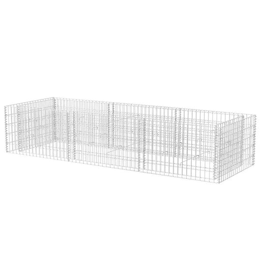 vidaXL Gabion Raised Bed Steel 106.3"x35.4"x19.7", 142556