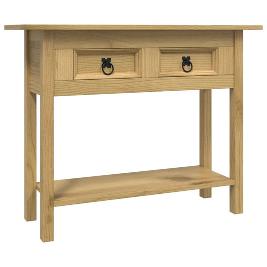 vidaXL Console Table Mexican Pine Corona Range 35.4"x13.6"x28.7", 243748