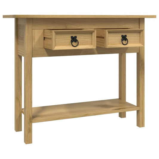vidaXL Console Table Mexican Pine Corona Range 35.4"x13.6"x28.7", 243748