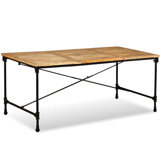 Dining Table Solid Mango Wood 70.9"