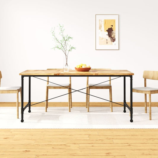 Dining Table Solid Mango Wood 70.9"