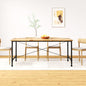 Dining Table Solid Mango Wood 70.9"
