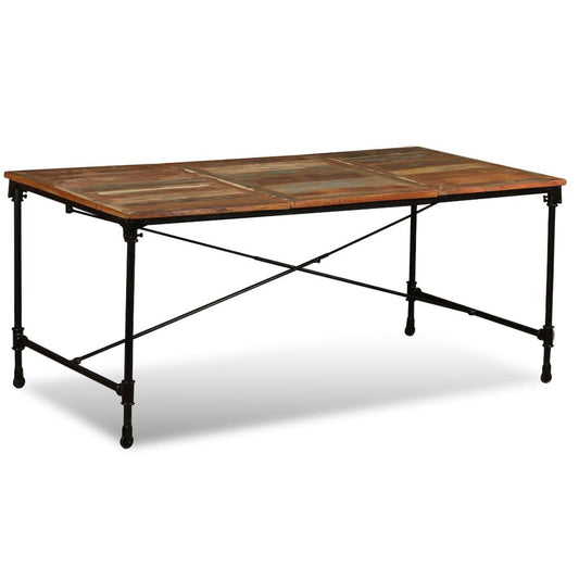 vidaXL Dining Table Solid Reclaimed Wood 70.9", 243995