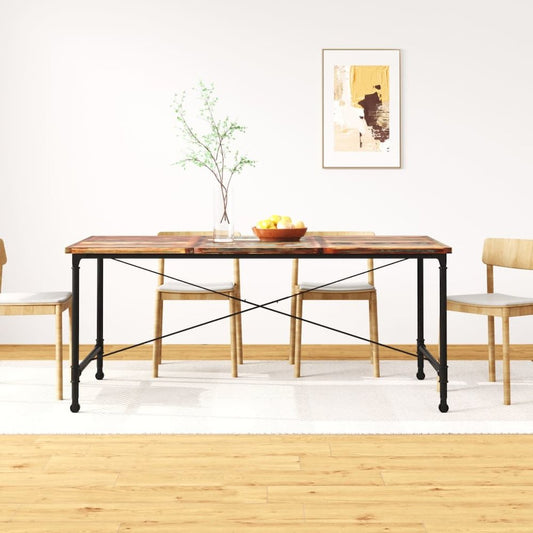 vidaXL Dining Table Solid Reclaimed Wood 70.9", 243995