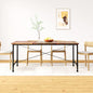 vidaXL Dining Table Solid Reclaimed Wood 70.9", 243995