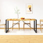 vidaXL Dining Table Solid Rough Mango Wood 70.9", 243997