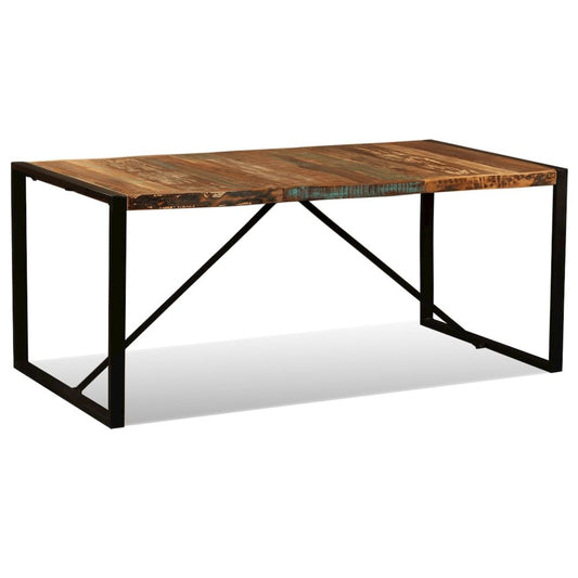 vidaXL Dining Table Solid Reclaimed Wood 70.9", 243999