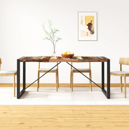 vidaXL Dining Table Solid Reclaimed Wood 70.9", 243999