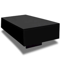 vidaXL Coffee Table High Gloss Black, 244024