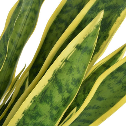Fake Plant Green Plastic and iron wire, Real wood 25.6 in tall