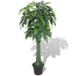 Artificial Plant Green Plastic, Painted real wood 57.1 in tall