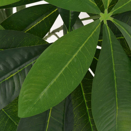 Artificial Plant Green Plastic, Painted real wood 57.1 in tall