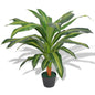 Fake Plant Green and Yellow Plastic and Iron Wire 90 in Tall