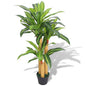 Artificial Plant Green and Yellow Plastic and Iron Wire Medium