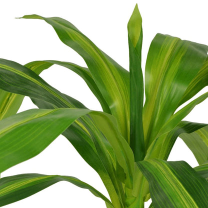 Artificial Plant Green and Yellow Plastic and Iron Wire Medium
