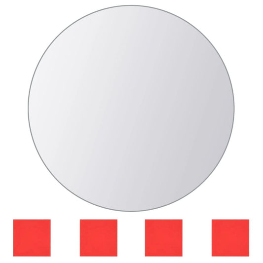 vidaXL Eight Piece Mirror Titles Multi-Shape Glass, 244461