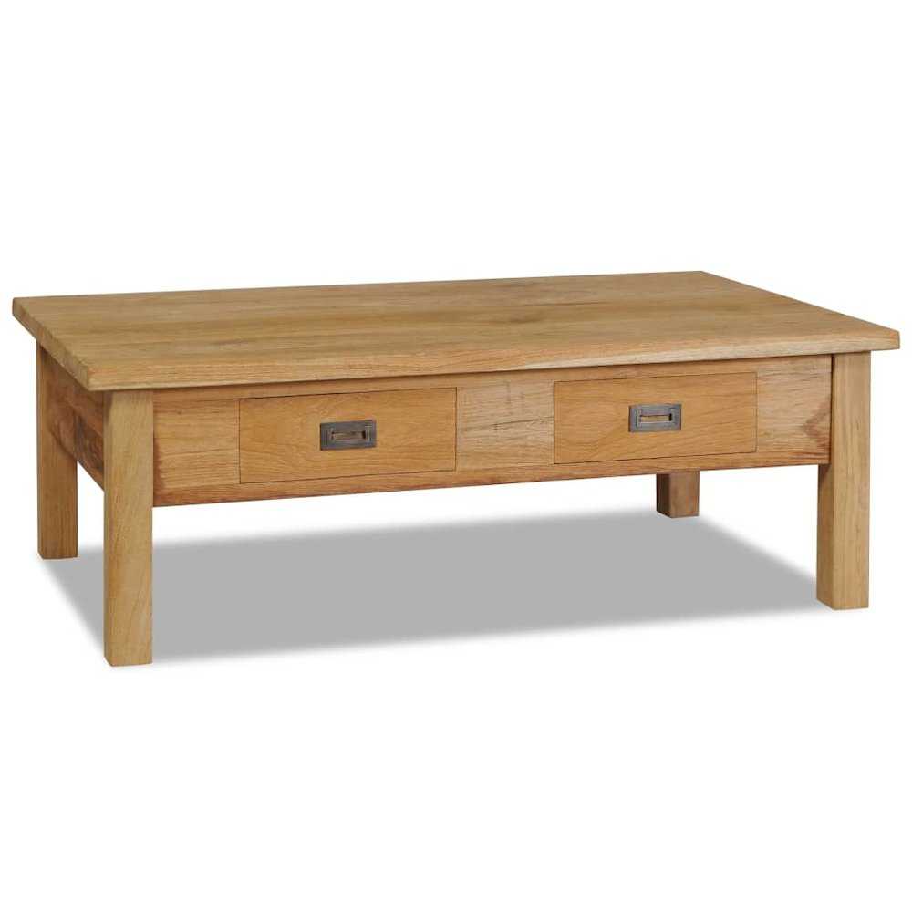 Coffee Table Solid Teak 39.4"x23.6"x13.8"