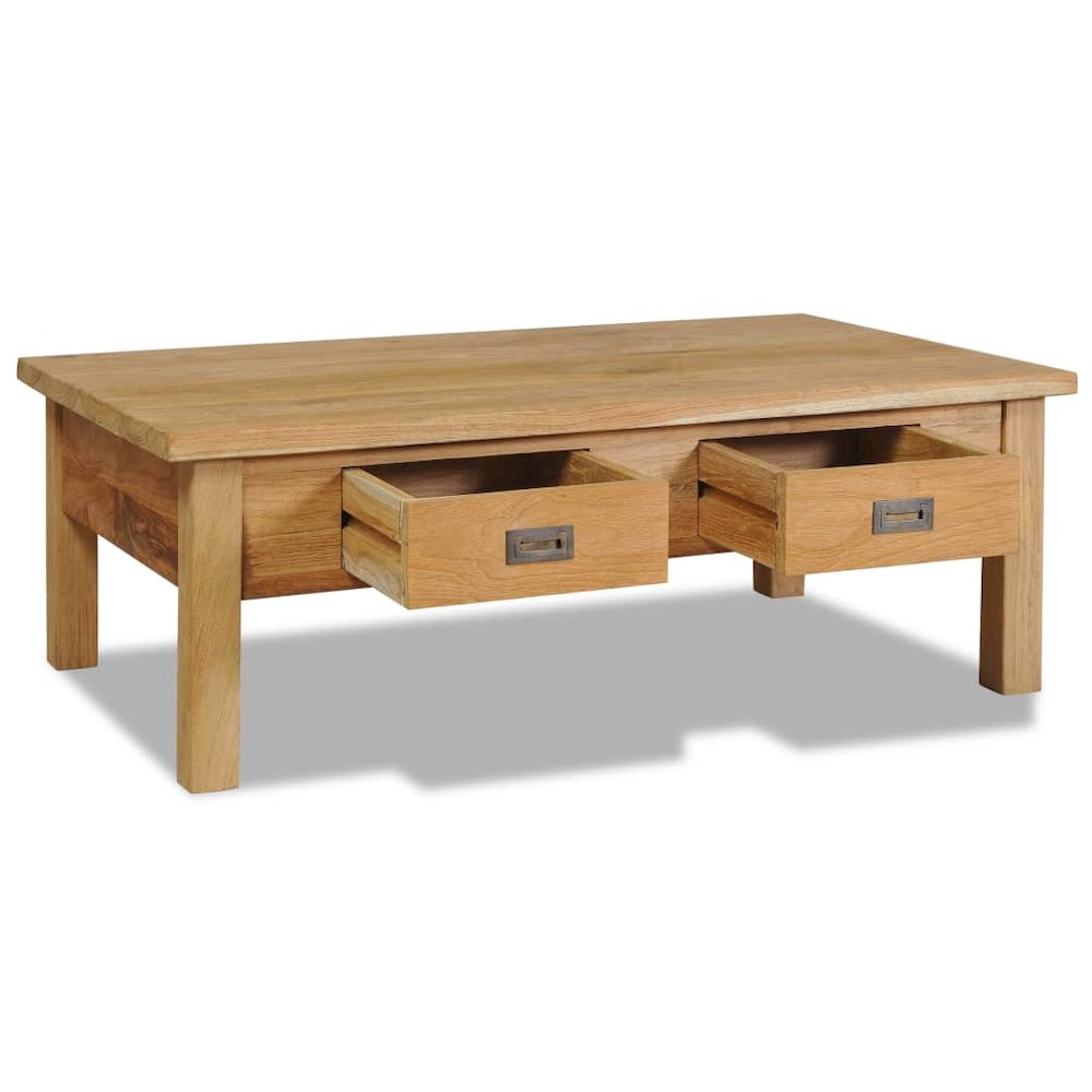 Coffee Table Solid Teak 39.4"x23.6"x13.8"