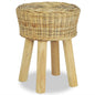 vidaXL Bar Stool Natural Rattan, 244578