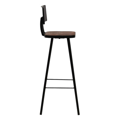 vidaXL Bar Chairs 2 pcs Solid Reclaimed Wood, 245390