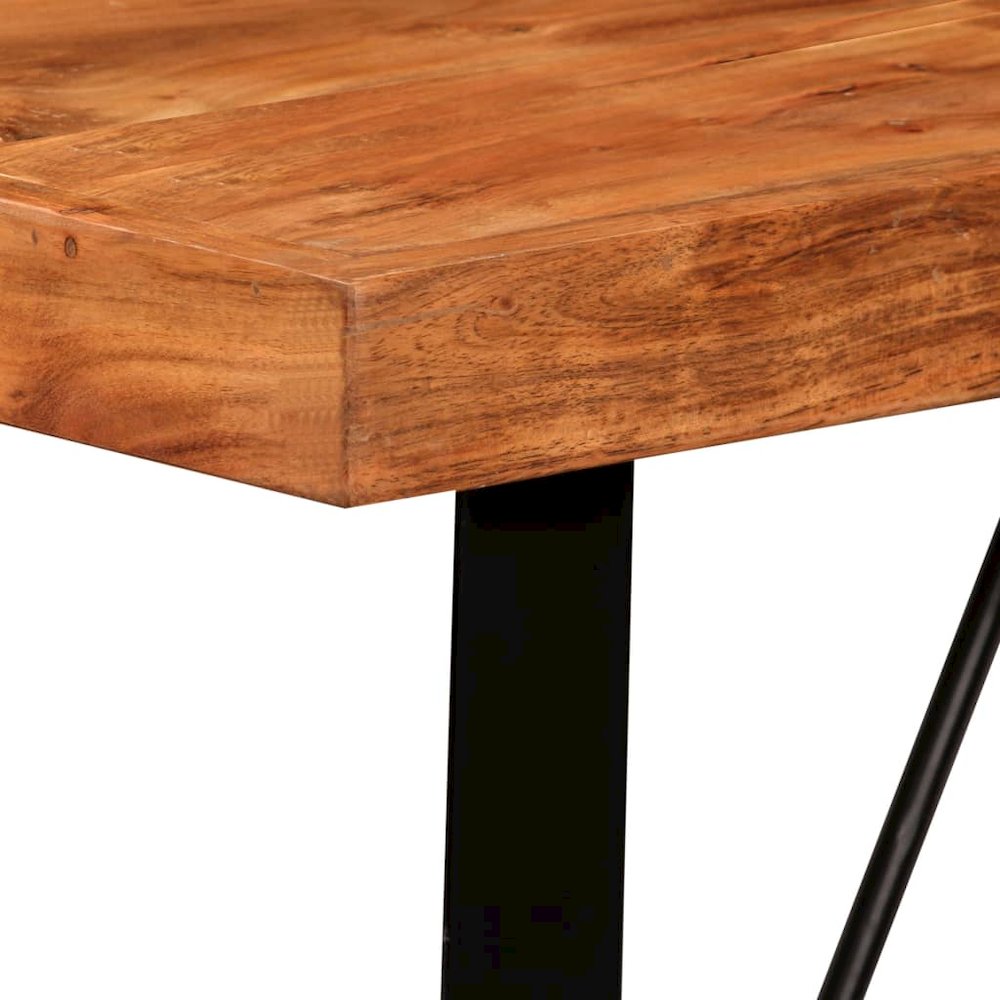 vidaXL Bar Table Solid Acacia Wood 47.2"x23.6"x42.1", 245436
