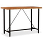 vidaXL Bar Table Solid Acacia Wood 59"x27.6"x42.1", 245437