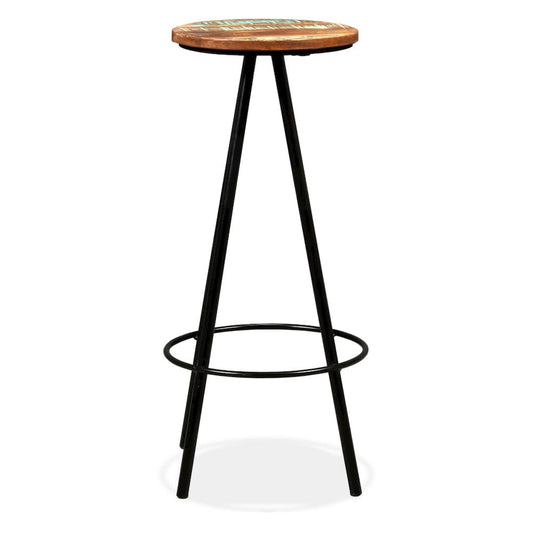 vidaXL Bar Stools 2 pcs Solid Reclaimed Wood, 245445