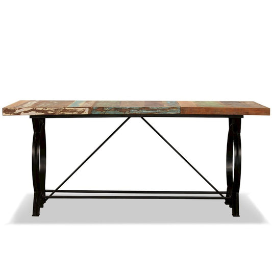 vidaXL Dining Table Solid Reclaimed Wood 70.9", 244800