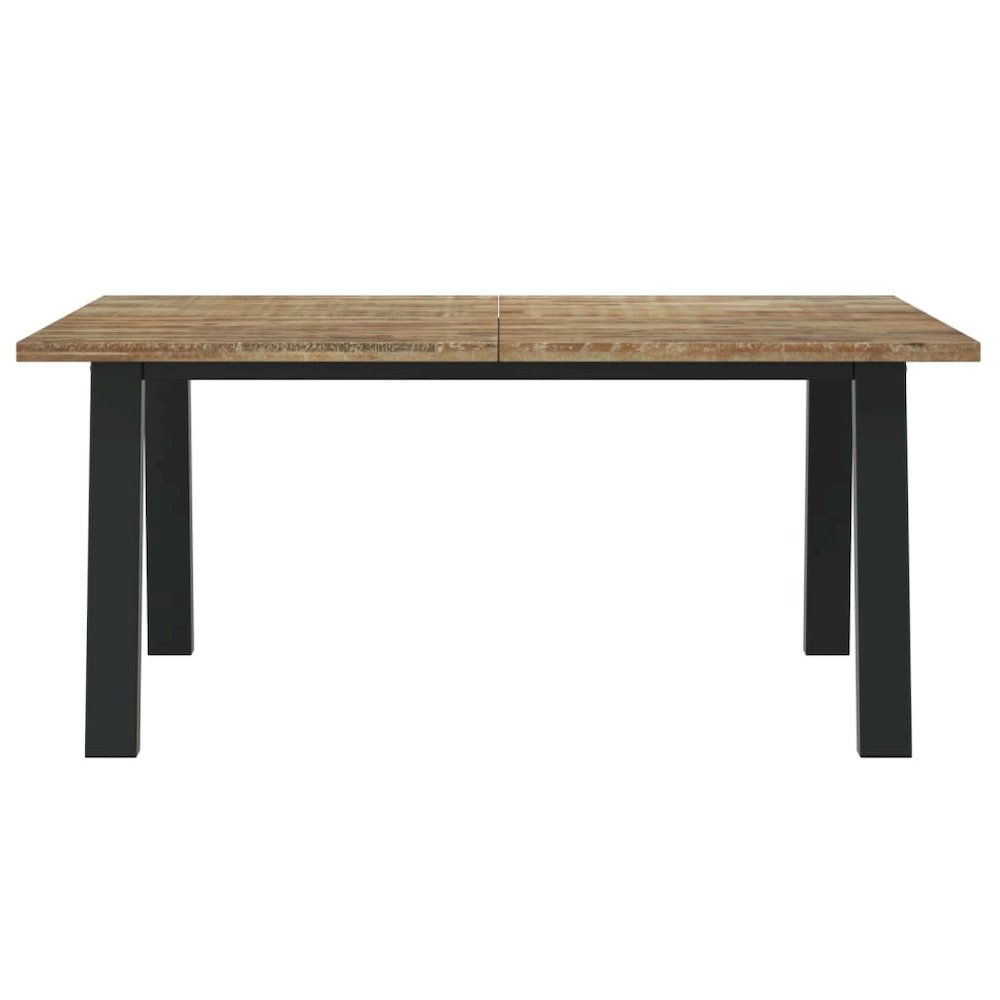 vidaXL Dining Table Solid Acacia Wood 66.9"x35.4", 245689