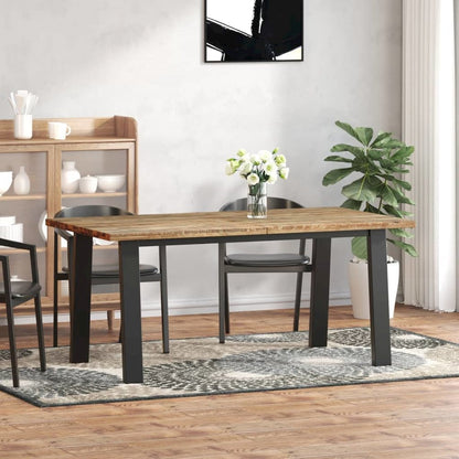 vidaXL Dining Table Solid Acacia Wood 66.9"x35.4", 245689