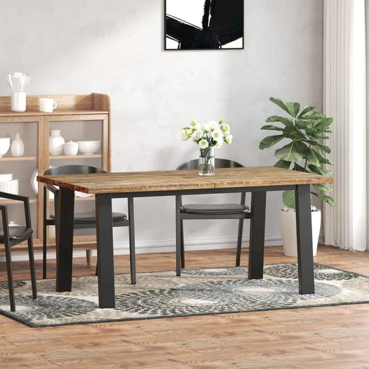 vidaXL Dining Table Solid Acacia Wood 66.9"x35.4", 245689