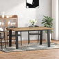 vidaXL Dining Table Solid Acacia Wood 66.9"x35.4", 245689