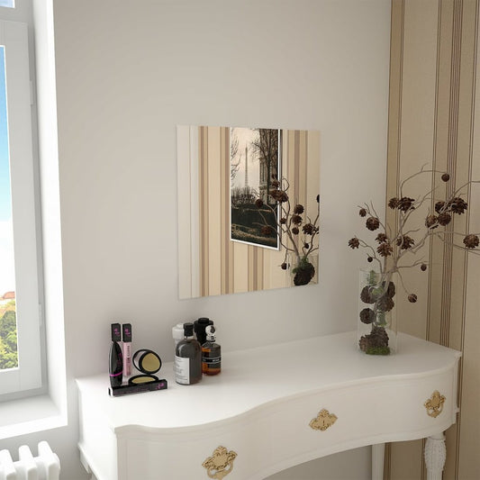vidaXL Wall Mirror 19.7"x19.7" Square Glass, 245698