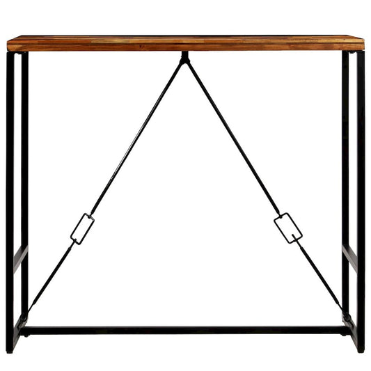 vidaXL Bar Table Solid Reclaimed Wood 47.2"x23.6"x41.7"