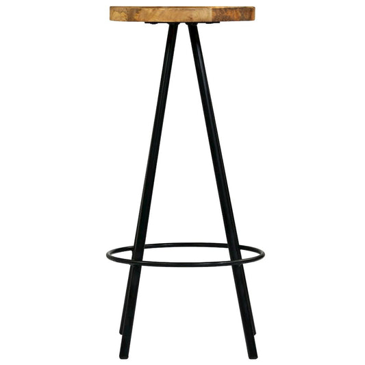 vidaXL Bar Stools 4 pcs Solid Mango Wood, 246239