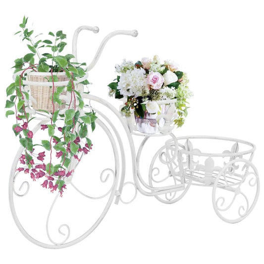 vidaXL Plant Stand Bicycle Shape Vintage Style Metal, 245931