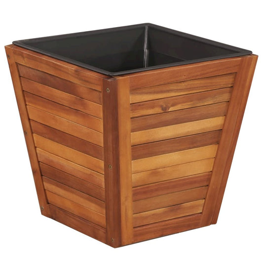 vidaXL Garden Raised Bed Set 3 Pieces Square Solid Acacia Wood, 44115