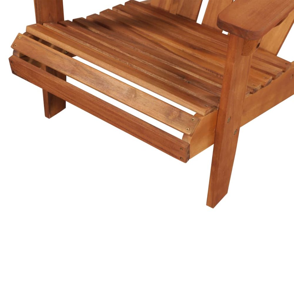 Garden Chair Brown Solid acacia wood Standard Durable