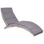 Sun Lounger Gray and dark gray