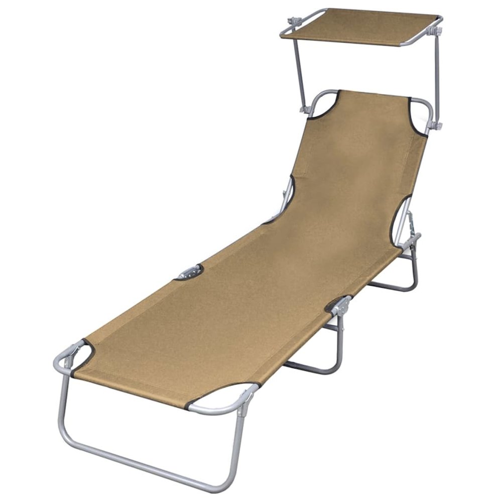 Sunlounger Taupe