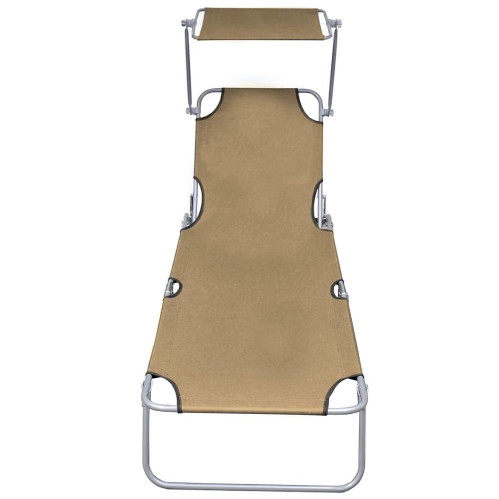 Sunlounger Taupe