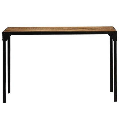 vidaXL Dining Table Solid Rough Mango Wood and Steel 47.2", 246630