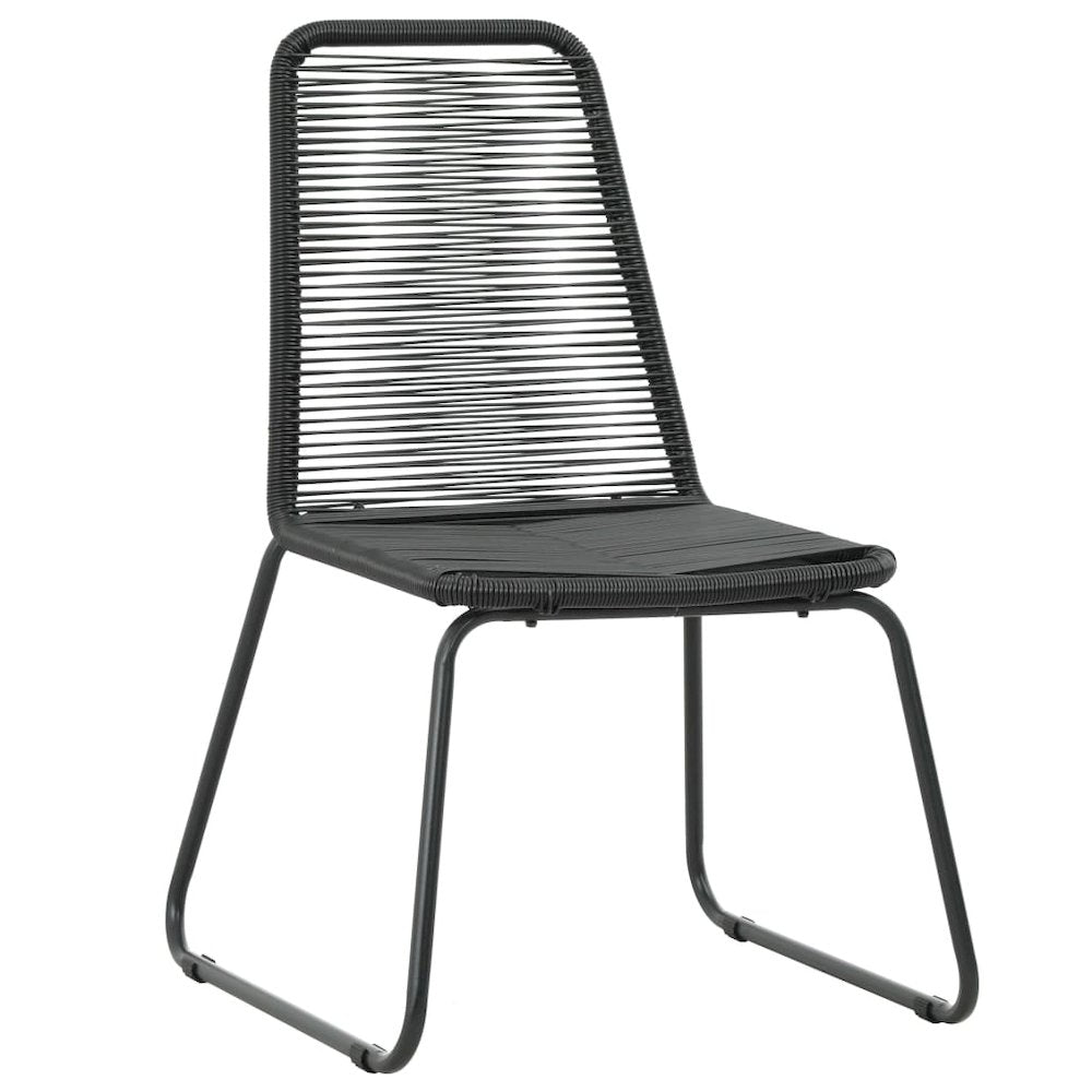 Dining Chair Set of 2 Black