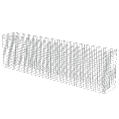 vidaXL Gabion Raised Bed Galvanised Steel 141.7"x19.7"x39.4", 143560