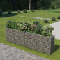 vidaXL Gabion Raised Bed Galvanised Steel 141.7"x19.7"x39.4", 143560